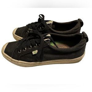 High End Cariuma Brazil Casual Canvas Black Women’s 8.5 Sneakers Shoes